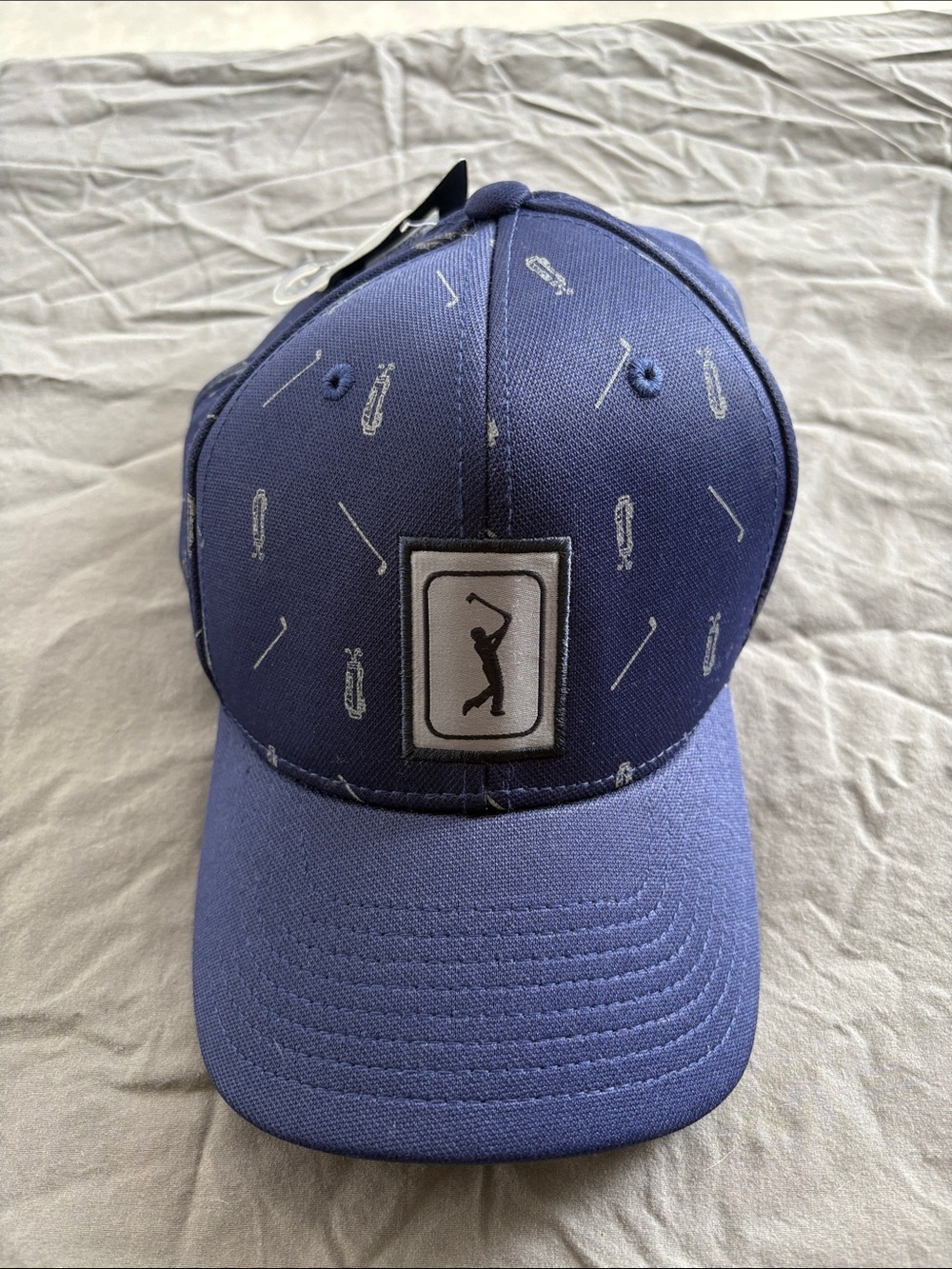 Men's PGA Tour Blue Golf Pattern Hat